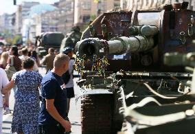 The Independence Day Of Ukraine In Kyiv, Amid Russia's Invasion Of Ukraine