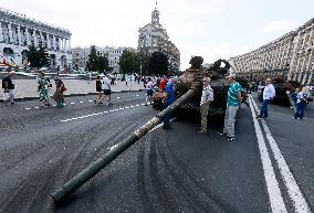 The Independence Day Of Ukraine In Kyiv, Amid Russia's Invasion Of Ukraine