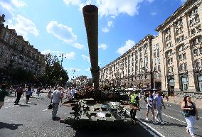 The Independence Day Of Ukraine In Kyiv, Amid Russia's Invasion Of Ukraine