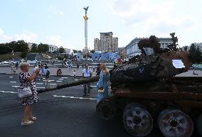 The Independence Day Of Ukraine In Kyiv, Amid Russia's Invasion Of Ukraine