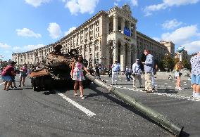 The Independence Day Of Ukraine In Kyiv, Amid Russia's Invasion Of Ukraine