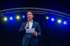 Manifestation On The Independence Day Of Ukraine, Held In Amsterdam