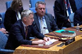 NY: United Nations Security Council Meeting On Security In Ukraine