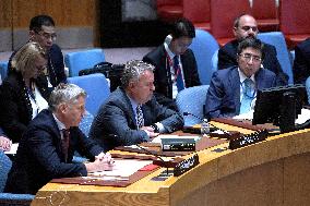 NY: United Nations Security Council Meeting On Security In Ukraine
