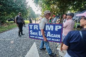 Trump Surrenders At Georgia Jail - Atlanta