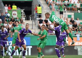 (SP)AUSTRIA-VIENNA-UEFA-EUROPA CONFERENCE LEAGUE-SK RAPID VS FIORENTINA