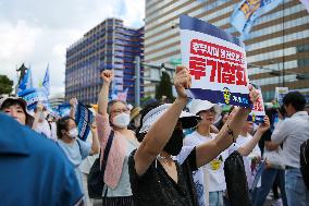 SOUTH KOREA-SEOUL-PROTEST-JAPAN'S NUCLEAR WASTEWATER DISCHARGE