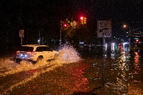 Severe Storm Rolls Through Metro-Detroit Causing Floods