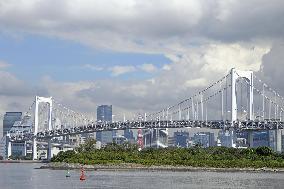 30th anniv. of Tokyo's Rainbow Bridge