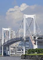 30th anniv. of Tokyo's Rainbow Bridge