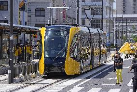 New tram starts operating north of Tokyo
