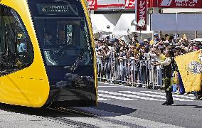 New tram starts operating north of Tokyo