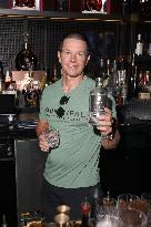 Mark Wahlberg At Papi Steak - Miami