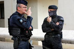 Gerald Darmanin Visits The Central Police Station - Nimes