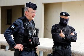 Gerald Darmanin Visits The Central Police Station - Nimes