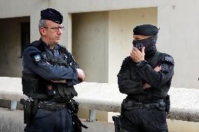 Gerald Darmanin Visits The Central Police Station - Nimes