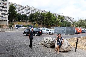 The "Cité of Pissevin" in Nimes after 2 dead in drug violence