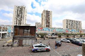 The "Cité of Pissevin" in Nimes after 2 dead in drug violence