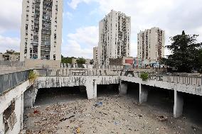 The "Cité of Pissevin" in Nimes after 2 dead in drug violence