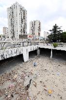 The "Cité of Pissevin" in Nimes after 2 dead in drug violence