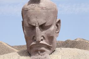 Gobi Desert Landmark Sculpture Works in Guazhou