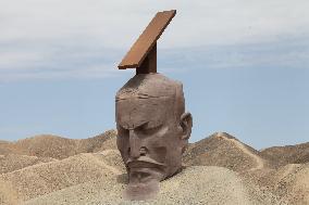 Gobi Desert Landmark Sculpture Works in Guazhou
