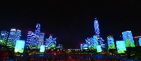 CHINA-SHENZHEN-LIGHT SHOW-CELEBRATION (CN)