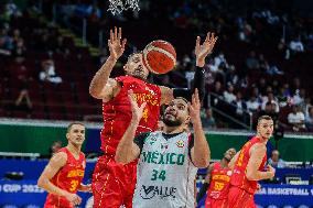 (SP)PHILIPPINES-MANILA-BASKETBALL-FIBA WORLD CUP-GROUP D-MEX VS MNE