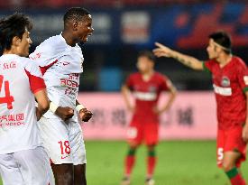 (SP)CHINA-ZHENGZHOU-FOOTBALL-CSL-HENAN FC VS SHANGHAI PORT(CN)