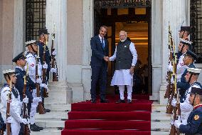 GREECE-ATHENS-INDIA-PM-VISIT
