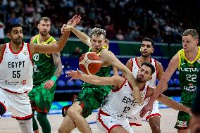(SP)PHILIPPINES-MANILA-BASKETBALL-FIBA WORLD CUP-GROUP D-LTU VS EGY