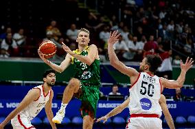 (SP)PHILIPPINES-MANILA-BASKETBALL-FIBA WORLD CUP-GROUP D-LTU VS EGY