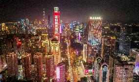 CHINA-SHENZHEN-LIGHT SHOW-CELEBRATION (CN)
