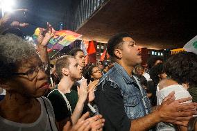 March Against Police Violence In Brazil