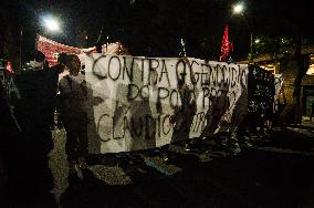 Black Movement Organize A Demonstration In Rio De Janeiro Against The Violence Police In Slums Of The City