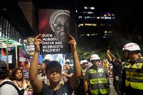 March Against Police Violence In Brazil