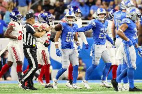 New York Giants vs Detroit Lions