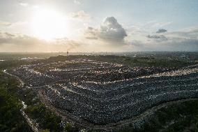 Indonesia's Waste Crisis At Suwung Landfill, Bali Island.