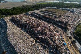 Indonesia's Waste Crisis At Suwung Landfill, Bali Island.