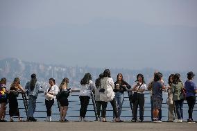 CANADA-VANCOUVER-WILDFIRE-AIR QUALITY