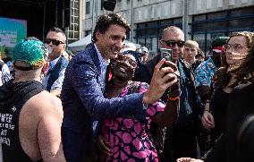 Trudeau Attends Events Alongside Daughter - Edmonton