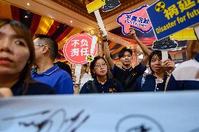 MALAYSIA-SELANGOR-JAPAN-NUKE WASTEWATER-PROTEST