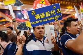 MALAYSIA-SELANGOR-JAPAN-NUKE WASTEWATER-PROTEST