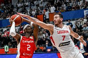 (SP)INDONESIA-JAKARTA-BASKETBALL-FIBA WORLD CUP-GROUP H-LBN VS CAN