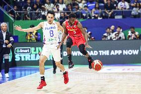 (SP)THE PHILIPPINES-MANILA-BASKETBALL-FIBA WORLD CUP-GROUP A-PHI VS ANG