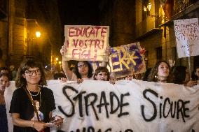 Protest March In Palermo In Solidarity With The Victim Of The Gang Rape