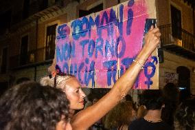 Protest March In Palermo In Solidarity With The Victim Of The Gang Rape