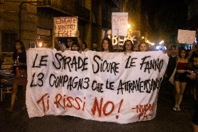 Protest March In Palermo In Solidarity With The Victim Of The Gang Rape