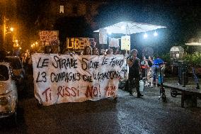 Protest March In Palermo In Solidarity With The Victim Of The Gang Rape