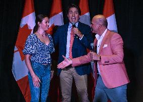 Prime Minister Trudeau Connects With Supporters At Edmonton Fundraiser